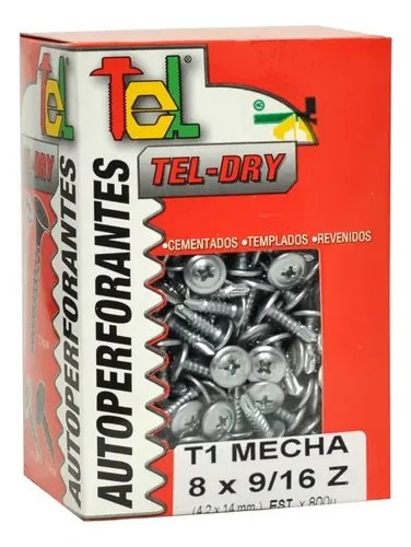 TORNILLO TEL-DRY T1 AGUJA 8 X 9/16
