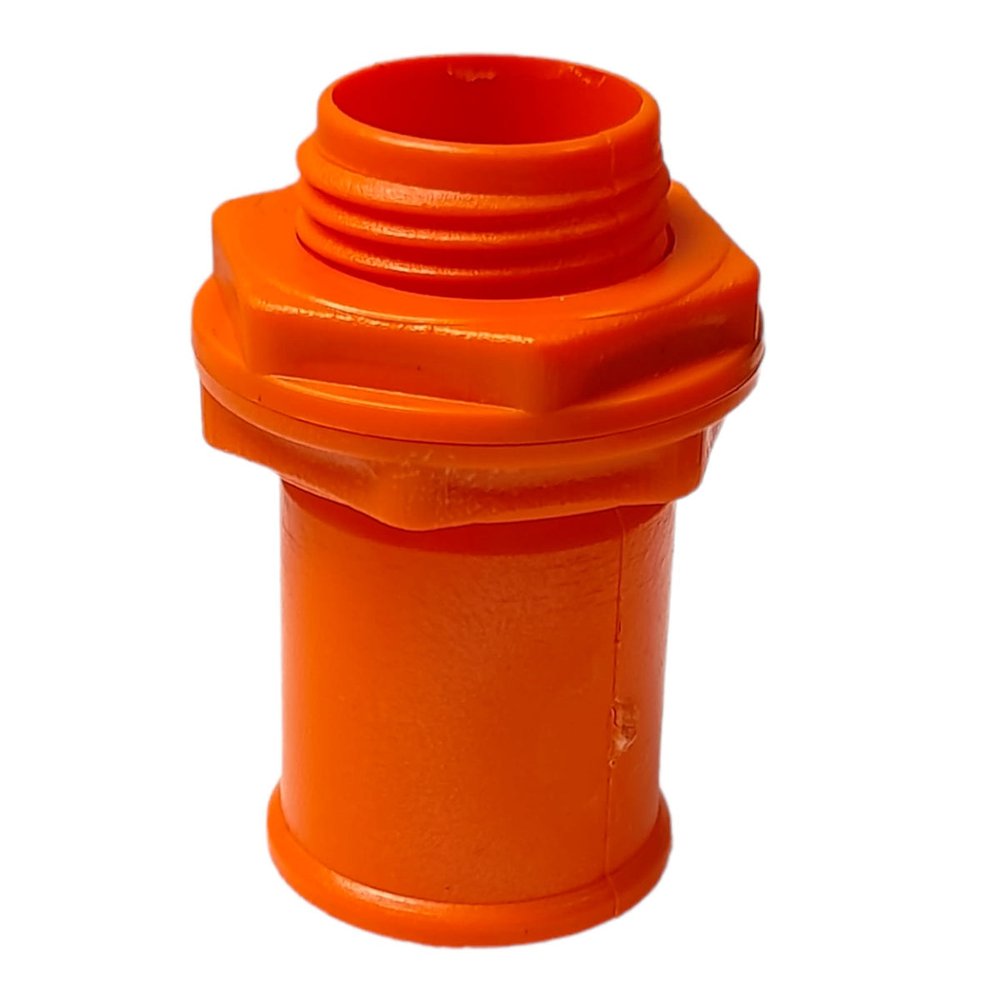 ELEC. CONECTOR C/TUERCA PVC 20 MM